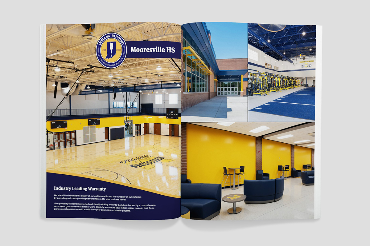 Booklet inside spread picture layout